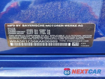 Zdjęcie 12 z 12 samochodu: 2019 BMW 330I VIN:WBA5R1C56KAK06989 - miniatura