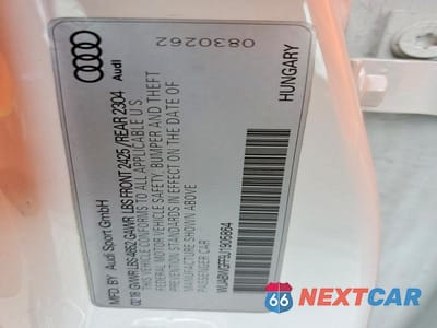 Zdjęcie 12 z 12 samochodu: 2018 AUDI RS3 VIN:WUABWGFF9J1905864 - miniatura