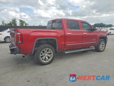 Trzecie zdjęcie samochodu z tyłu: 2018 GMC SIERRA K1500 SLT VIN:3GTU2NEC4JG601517 - miniatura