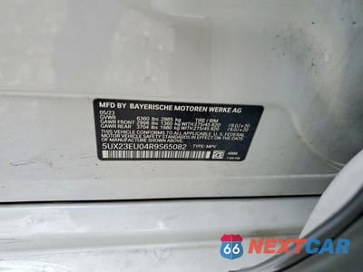 Zdjęcie 13 z 13 samochodu: 2024 BMW X5 XDRIVE40I VIN:5UX23EU04R9S65082 - miniatura
