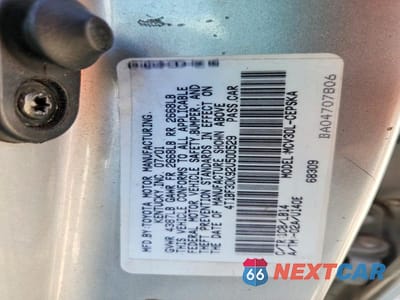 Zdjęcie 12 z 12 samochodu: 2002 TOYOTA CAMRY SE V6 VIN:4T1BF30K92U500529 - miniatura