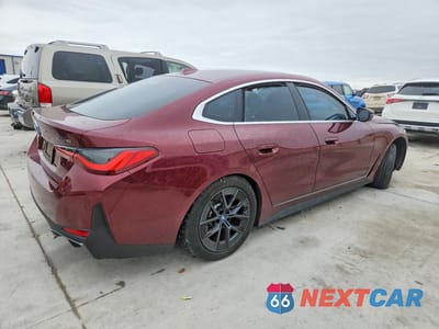Trzecie zdjęcie samochodu z tyłu: 2024 BMW I4 EDRIVE 40 VIN:WBY73AW08RFS33572 - miniatura