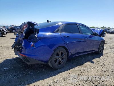 Trzecie zdjęcie samochodu z tyłu: 2021 HYUNDAI ELANTRA SEL VIN:5NPLM4AG8MH036418 - miniatura
