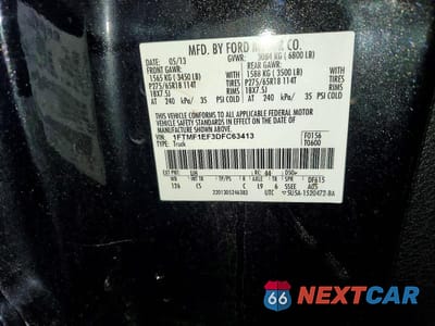 Zdjęcie 13 z 13 samochodu: 2013 FORD F150 VIN:1FTMF1EF3DFC63413 - miniatura