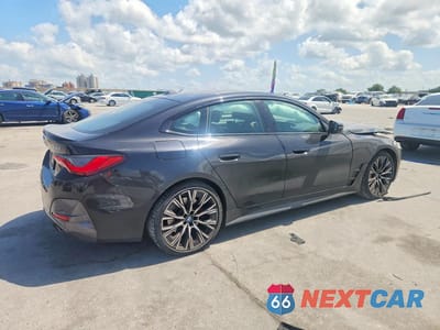 Trzecie zdjęcie samochodu z tyłu: 2024 BMW 430I GRAN COUPE VIN:WBA63AV07RFR33580 - miniatura