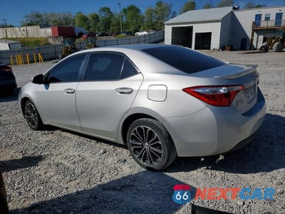 Drugie zdjęcie samochodu z przodu: 2016 TOYOTA COROLLA S PLUS VIN:2T1BURHE0GC543950 - miniatura