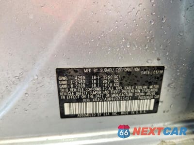 Zdjęcie 13 z 13 samochodu: 2018 SUBARU IMPREZA PREMIUM VIN:4S3GTAB69J3729451 - miniatura