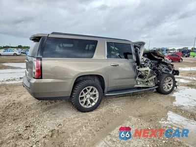 Trzecie zdjęcie samochodu z tyłu: 2019 GMC YUKON XL C1500 SLE VIN:1GKS1FKC9KR110256 - miniatura