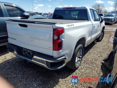 Trzecie zdjęcie samochodu z tyłu: 2023 CHEVROLET SILVERADO K1500 LT-L VIN:1GCRDKEKXPZ249106 - miniatura