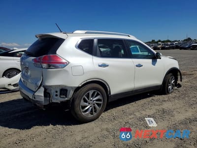 Trzecie zdjęcie samochodu z tyłu: 2015 NISSAN ROGUE SL VIN:5N1AT2MT6FC774008 - miniatura
