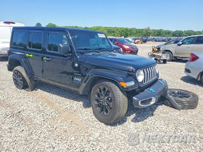 Czwarte zdjęcie samochodu z boku: 2024 JEEP WRANGLER SAHARA 4XE VIN:1C4RJXP67RW202934 - miniatura