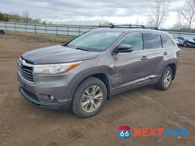 2015 TOYOTA HIGHLANDER XLE 5TDJKRFHXFS119762 - główne zdjęcie licytacji z USA - miniatura
