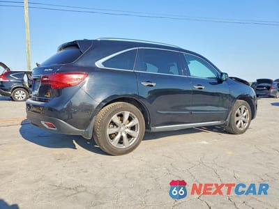 Trzecie zdjęcie samochodu z tyłu: 2014 ACURA MDX ADVANCE VIN:5FRYD4H83EB020582 - miniatura