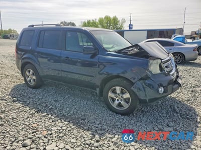 Czwarte zdjęcie samochodu z boku: 2011 HONDA PILOT EXL VIN:5FNYF4H5XBB057786 - miniatura