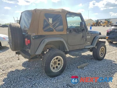 Trzecie zdjęcie samochodu z tyłu: 2004 JEEP WRANGLER X VIN:1J4FA39S34P701443 - miniatura