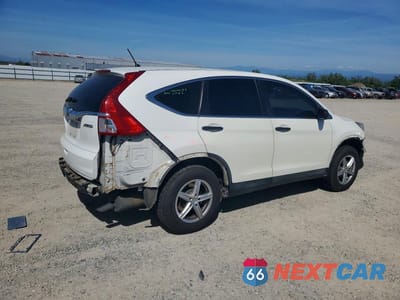 Trzecie zdjęcie samochodu z tyłu: 2016 HONDA CR-V LX VIN:5J6RM4H32GL120483 - miniatura
