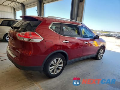 Trzecie zdjęcie samochodu z tyłu: 2015 NISSAN ROGUE SV VIN:KNMAT2MV6FP580089 - miniatura