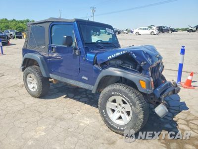 Czwarte zdjęcie samochodu z boku: 2004 JEEP WRANGLER / TJ RUBICON VIN:1J4FA69S24P793887 - miniatura