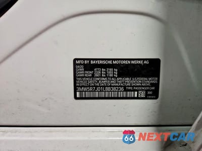 Zdjęcie 12 z 12 samochodu: 2020 BMW 330XI VIN:3MW5R7J01L8B38236 - miniatura