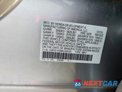 Zdjęcie 13 z 13 samochodu: 2024 ACURA MDX VIN:5J8YE1H39RL028143 - miniatura