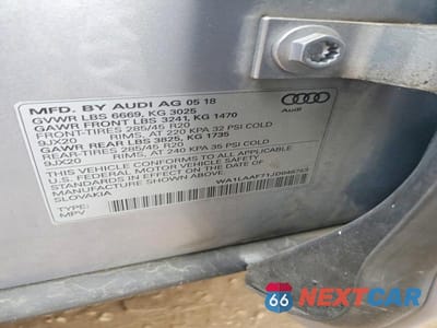 Zdjęcie 12 z 12 samochodu: 2018 AUDI Q7 PREMIUM PLUS VIN:WA1LAAF71JD046753 - miniatura