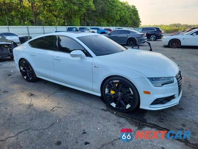 Czwarte zdjęcie samochodu z boku: 2018 AUDI A7 PREMIUM PLUS VIN:WAUW3BFC8JN006984 - miniatura