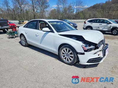 Czwarte zdjęcie samochodu z boku: 2014 AUDI A4 PREMIUM VIN:WAUBFAFL0EN002174 - miniatura