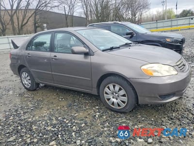 Czwarte zdjęcie samochodu z boku: 2004 TOYOTA COROLLA LE VIN:2T1BR38E84C173700 - miniatura