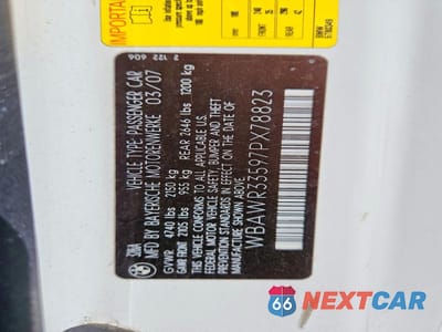 Zdjęcie 12 z 12 samochodu: 2007 BMW 328 I SULEV VIN:WBAWR33597PX78823 - miniatura