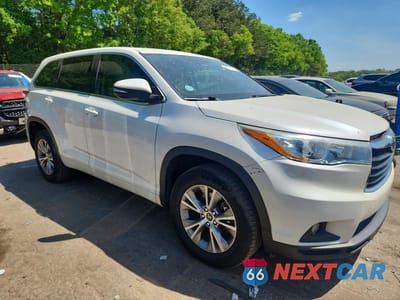 Czwarte zdjęcie samochodu z boku: 2016 TOYOTA HIGHLANDER LE PLUS VIN:5TDZKRFH5GS162135 - miniatura