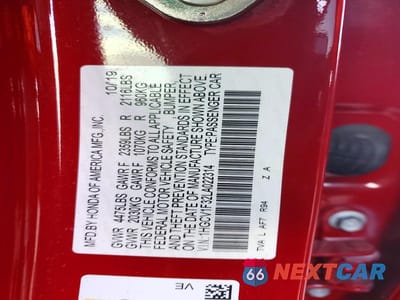Zdjęcie 12 z 12 samochodu: 2020 HONDA ACCORD SPORT VIN:1HGCV1F32LA022314 - miniatura