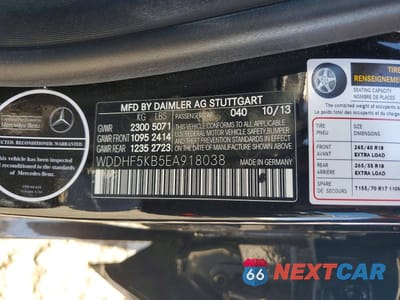 Zdjęcie 12 z 12 samochodu: 2014 MERCEDES-BENZ E 350 VIN:WDDHF5KB5EA918038 - miniatura