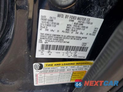 Zdjęcie 13 z 13 samochodu: 2015 FORD EXPEDITION XLT VIN:1FMJU1JT7FEF36748 - miniatura