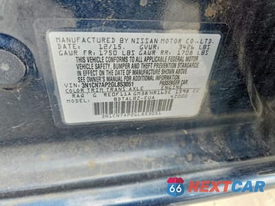 Zdjęcie 12 z 12 samochodu: 2016 NISSAN VERSA 1.6 SV VIN:3N1CN7AP2GL853051 - miniatura