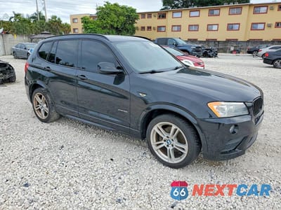 Czwarte zdjęcie samochodu z boku: 2014 BMW X3 XDRIVE28I VIN:5UXWX9C55E0D32610 - miniatura