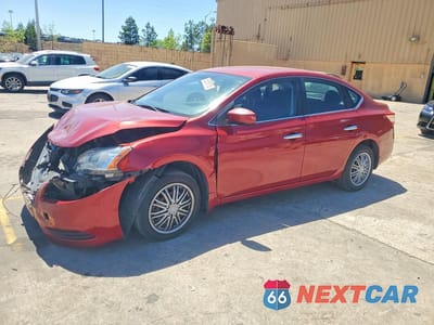 2014 NISSAN SENTRA S 3N1AB7AP0EL680241 - główne zdjęcie licytacji z USA - miniatura