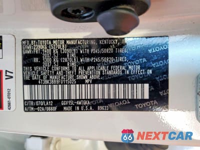 Zdjęcie 13 z 13 samochodu: 2015 TOYOTA VENZA LIMITED VIN:4T3BK3BB9FU115025 - miniatura