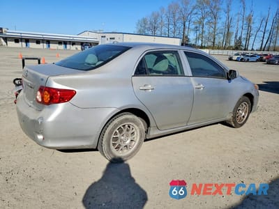 Trzecie zdjęcie samochodu z tyłu: 2009 TOYOTA COROLLA LE VIN:1NXBU40EX9Z040524 - miniatura