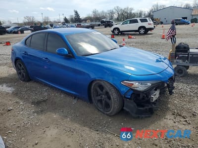 Czwarte zdjęcie samochodu z boku: 2018 ALFA ROMEO GIULIA VIN:ZARFAEBN2J7565619 - miniatura