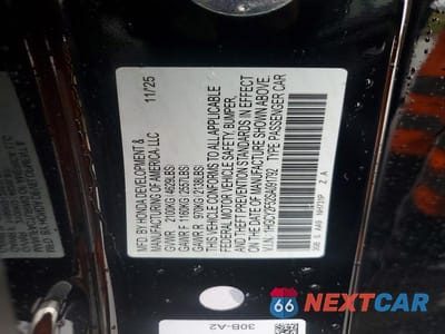 Zdjęcie 12 z 12 samochodu: 2025 HONDA ACCORD HYBRID SPORT VIN:1HGCY2F52SA091792 - miniatura