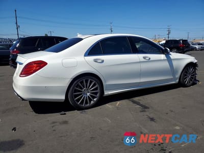 Trzecie zdjęcie samochodu z tyłu: 2016 MERCEDES-BENZ S 550 VIN:WDDUG8CB7GA239886 - miniatura
