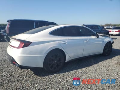 Trzecie zdjęcie samochodu z tyłu: 2022 HYUNDAI SONATA N LINE NIGHT EDITION VIN:5NPEK4JC5NH142290 - miniatura
