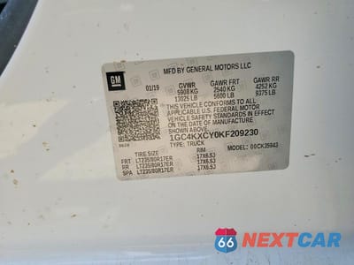 Zdjęcie 13 z 13 samochodu: 2019 CHEVROLET SILVERADO K3500 LTZ VIN:1GC4KXCY0KF209230 - miniatura