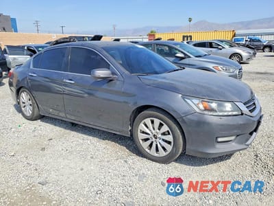Czwarte zdjęcie samochodu z boku: 2015 HONDA ACCORD EXL VIN:1HGCR3F80FA027589 - miniatura