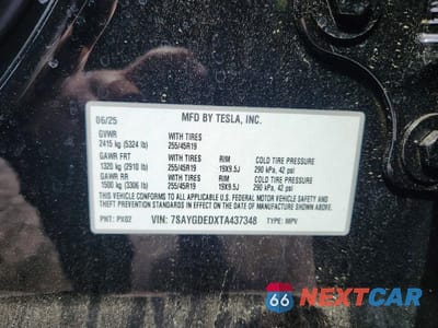 Zdjęcie 13 z 13 samochodu: 2026 TESLA MODEL Y VIN:7SAYGDEDXTA437348 - miniatura