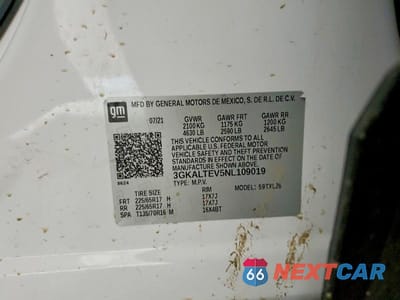 Zdjęcie 13 z 13 samochodu: 2022 GMC TERRAIN SLE VIN:3GKALTEV5NL109019 - miniatura