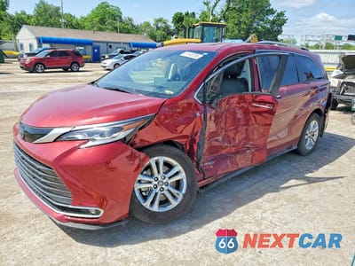 2021 TOYOTA SIENNA PLATINUM 7-PASSENGER 5TDESKFC2MS009847 - główne zdjęcie licytacji z USA - miniatura