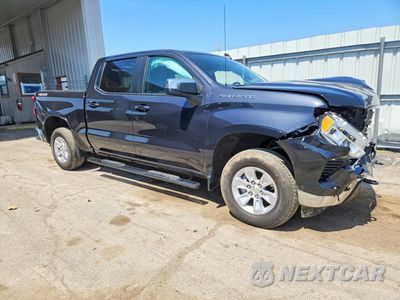 Czwarte zdjęcie samochodu z boku: 2024 CHEVROLET SILVERADO K1500 LT VIN:1GCUDDED6RZ118846 - miniatura
