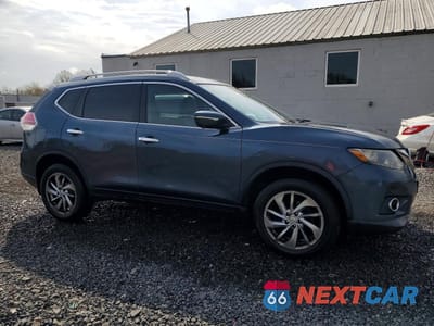 Czwarte zdjęcie samochodu z boku: 2014 NISSAN ROGUE SL VIN:5N1AT2MV3EC814349 - miniatura