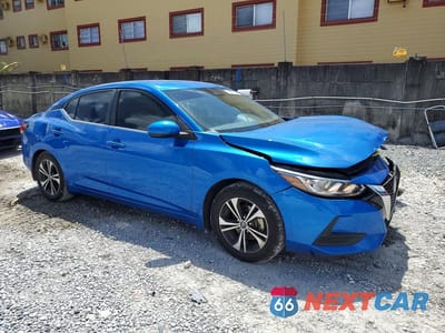 Czwarte zdjęcie samochodu z boku: 2022 NISSAN SENTRA SV VIN:3N1AB8CV6NY228539 - miniatura